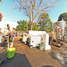 Knob Hall Winery, grape harvest and processing, Clear Spring, Maryland