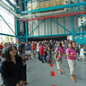 Saturn V Rocket Display, First-stage F-1 Engines, Kennedy Space Center, Florida