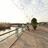Sunset at Cà Ti River near Trần Hưng Đạo Bridge, Phan Tiet, Vietnam