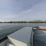 Ferry Rhinau - Rhine - Alsace - Baden-Wuerttemberg - France - Germany