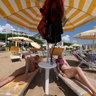 beach relax in Lido di Jesolo in Italy