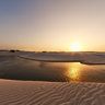 Dunes and Lagoons at sunset