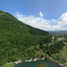 View On Monastery Sudikova And Tivran Pass From Top Of Small Tunnel