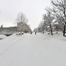 Podgorica Under Snow In February 2012 - Oktobarske Revolucije Street