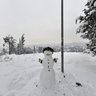 Snowman On Gorica - Podgorica February 2012