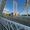 Minto Bridges over the Rideau River, New Edinburgh, Ottawa, Canada