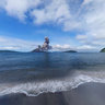 Anak Krakatoa Eruption, Sunda Strait West Java
