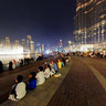 Downtown Burj Dubai by night