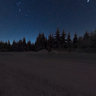 Midwinter-night on top of Bullhead Mtn.