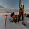 Drilling ice cores in the midnight sun (15 May 08 03:13)