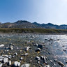 Water sampling on the Hulahula River