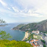 Praia vermelha vista do morro da Urca rio de janeiro 