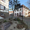 Schotten Schloßgasse mit Burg Eppstein