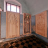 Mausoleum of the popes in fortress Biertan