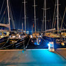 Passeo Maritimo in Palma de Mallorca at night