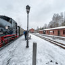 Bertsdorf Bahnhof Winter 3