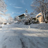 Vantage Hill Rd, Reston,VA a day after the big snow fall