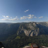 Overhanging rock of Glacier Point, Yosemite