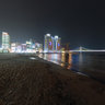 Night view of Kwangan-ri beach