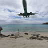 Aircraft Landing at St. Martin Airport