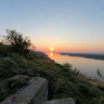 Sunset over Danube