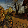 Grodno castle, on the cannon
