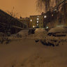 Prague under snow