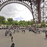 Under the Eiffel Tower Paris, France