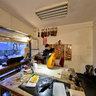Luthier inside the old town of Valencia