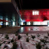 World Aids Day 2010 at NUI Maynooth - Beautifully lit Iontas building