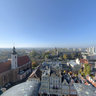 Widok z wieży ratuszowej