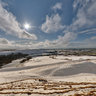 Eggardon Hillfort in the snow