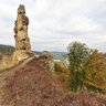 castle Povazsky hrad - look north