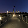 Prince's Island Bridge at night