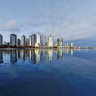 False Creek at Dusk, Granville Island, Vancouver, Canada