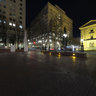 Pioneer Courthouse Square night scene
