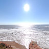 Orcombe Point Geoneedle nr Exmouth and Sandy Bay