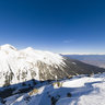 View to Todorka Summit, Vihren Summit and Kutelo Summit in Pirin Mountain