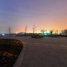中国河北石家庄太平河公园夜景