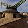 Würzburg baroque harbor crane 2012