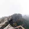 Schrammstein-View in Saxonia Switzerland, Germany