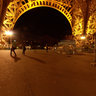 Eiffel Tower - Night View from Tower Base