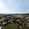 Aerial pano above Cattle Arena of Royal Show Grounds, Pietermaritzburg