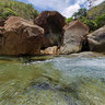 New Caledonia River Dumbea Big Rock Pool