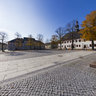 Square of Marienberg, Standing before Memorial of Duke Henry