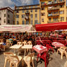 Nice, Place Rossetti et la Cathédrale de Sainte Réparate