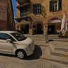 Mondovì Piazza, confluence of  Carassona's street in piazza Maggiore