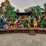 Emanuele Luzzati's Nativity in Piazza Castello