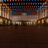 Luci d'artista in piazza Palazzo di Città