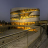 Mercedes-Benz Museum by night